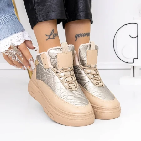 Ghete Dama 3B17 Bej » Reina.Ro