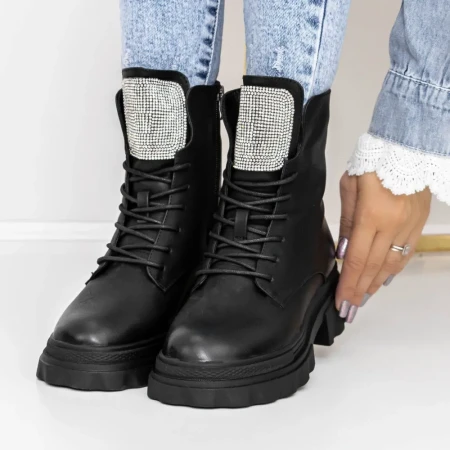 Ghete Dama 3MX17 Negru » Reina.Ro