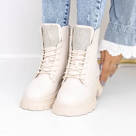 Ghete Dama 3MX17 Bej » Reina.Ro