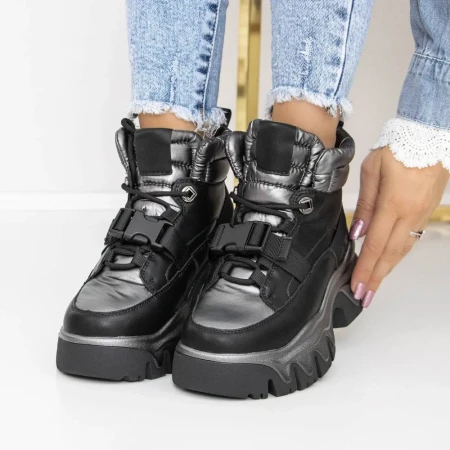 Ghete Dama 3SZ12 Negru » Reina.Ro