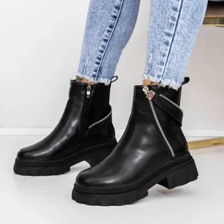 Ghete Dama 3MX16 Negru » Reina.Ro