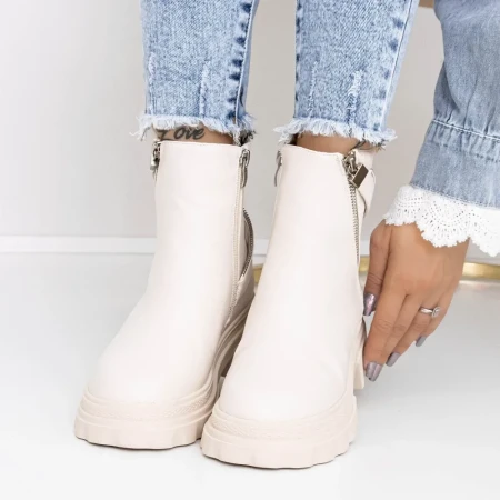 Ghete Dama 3MX16 Bej » Reina.Ro