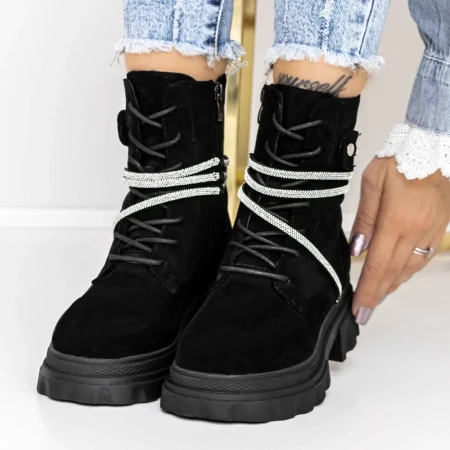 Ghete Dama 3MX19 Negru » Reina.Ro