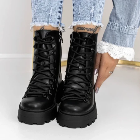 Ghete Dama 3H5 Negru » Reina.Ro