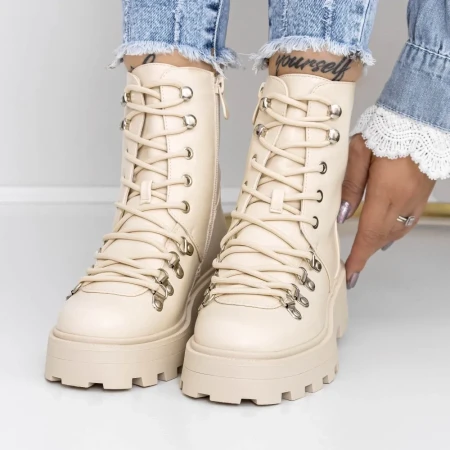 Ghete Dama 3H5 Bej » Reina.Ro