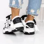Pantofi Sport Dama 3S10 Negru-Alb » Reina.Ro