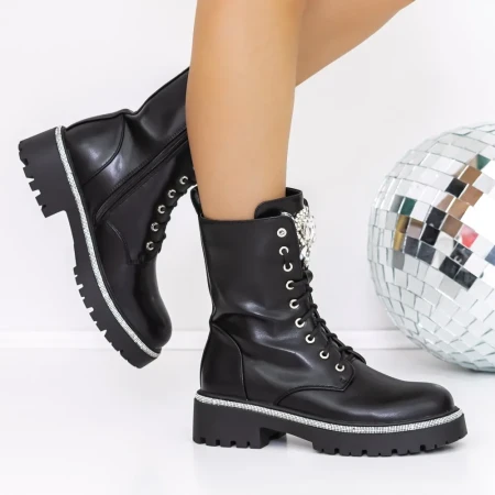 Ghete Dama 3ZW12 Negru » Reina.Ro