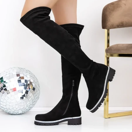 Cizme Dama 3JF17 Negru » Reina.Ro