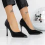 Pantofi Stiletto 3DC39 Negru » Reina.Ro