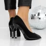 Pantofi Stiletto 3DC50 Negru » Reina.Ro