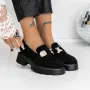 Pantofi Casual Dama 3BQ18 Negru » Reina.Ro