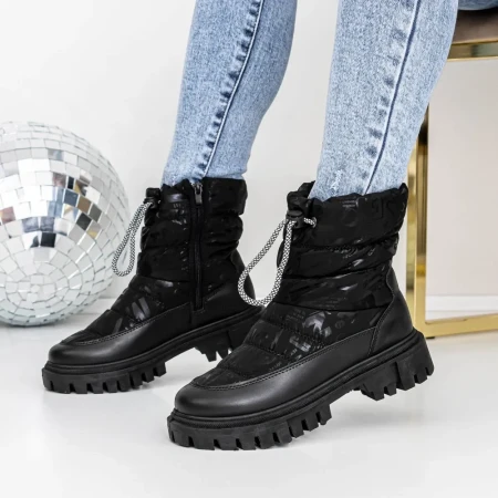 Ghete Dama 3LT2 Negru » Reina.Ro