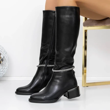 Cizme Dama 3C15 Negru » Reina.Ro