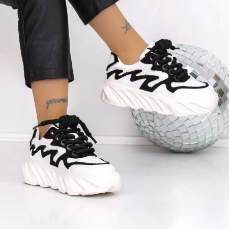 Pantofi Sport Dama 3SZ16 Negru » Reina.Ro