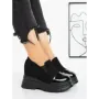 Pantofi Sport Dama cu Platforma 3AL112 BLACK | MEI