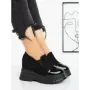 Pantofi Sport Dama cu Platforma 3AL112 BLACK | MEI
