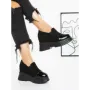 Pantofi Sport Dama cu Platforma 3AL112 BLACK | MEI