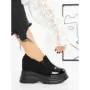 Pantofi Sport Dama cu Platforma 3AL112 BLACK | MEI