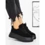 Pantofi Sport Dama cu Platforma 3AL97 BLACK | MEI