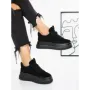 Pantofi Sport Dama cu Platforma 3AL97 BLACK | MEI