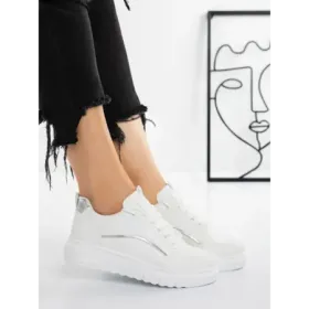 Sneakers Dama 3XJA20 WHITE-SILVER | MEI