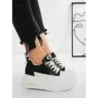 Pantofi Sport Dama cu Platforma 5WL53 BLACK | MEI