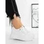 Pantofi Sport Dama cu Platforma 5WZ10 WHITE | PANTOFUL