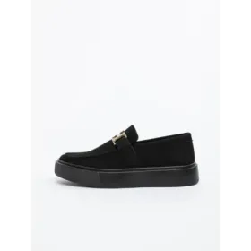 Mocasini Barbati din piele naturala 5NXE36 ALL BLACK | MEI