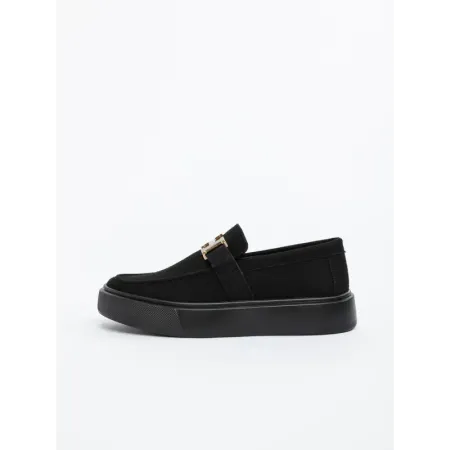 Mocasini Barbati din piele naturala 5NXE36 ALL BLACK | MEI