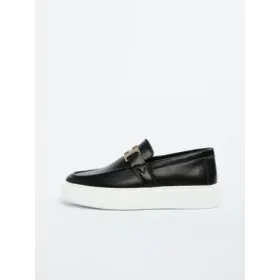 Mocasini Barbati din piele naturala 5NXE36 BLACK | MEI