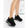 Pantofi Sport Dama din piele naturala 5WZ15 BLACK | PANTOFUL