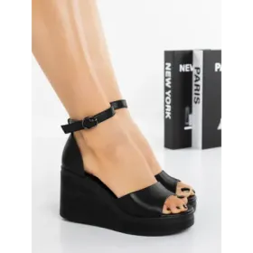 Sandale Dama cu Platforma 3Y20 BLACK | MEI