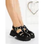 Sandale Dama cu Platforma QY6601 BLACK | MEI