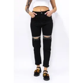 Blugi Dama RF052 NEGRU | MINA