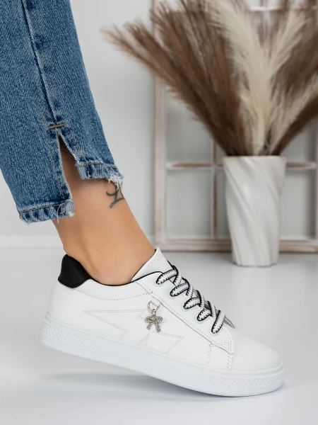 Sneakers Dama 973 WHITE-BLACK | FASHION