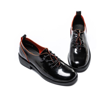 Pantofi Casual Dama 191018-1 Negru-Rosu (L20) Formazione