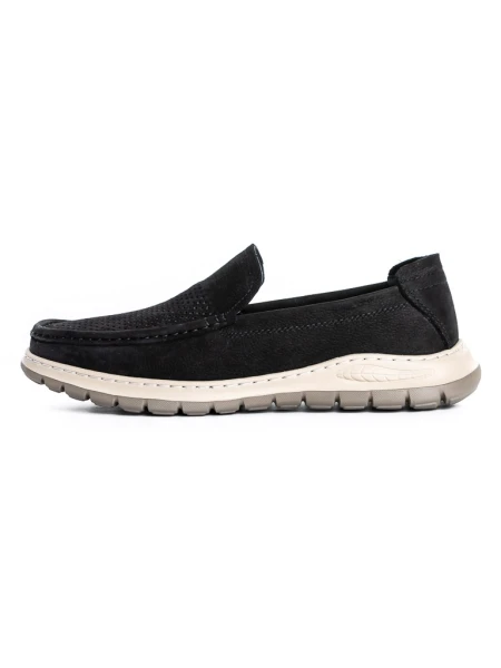 Mocasini Barbati din piele naturala 2852 BLACK | MELS