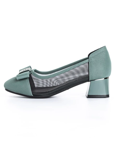 Pantofi cu Toc Gros TP508-30 GREEN | ADVANCER