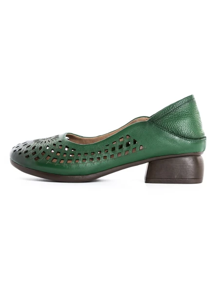 Pantofi cu Toc Gros 5889 GREEN | ADVANCER