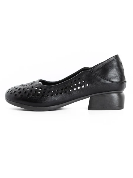 Pantofi cu Toc Gros 5889 BLACK | ADVANCER