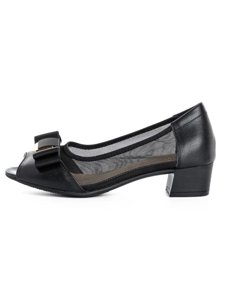 Pantofi cu Toc Gros 9661 BLACK | FORMAZIONE