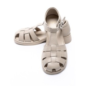 Sandale dama cu talpa joasa 7168-1 CREAM | MEI