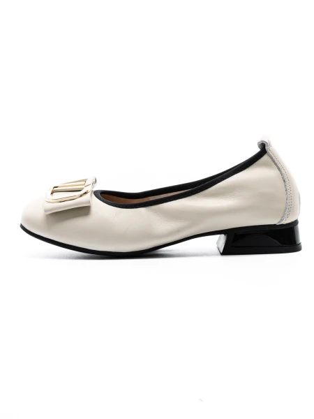 Balerini Dama din piele naturala 8561 CREAM | GALOP