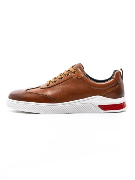 Pantofi Casual Barbati din piele naturala A61 BROWN | BERLINER