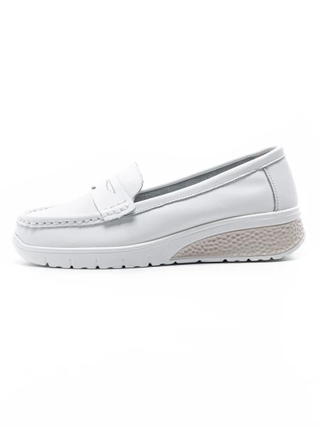 Pantofi Casual Dama din piele naturala K98201 WHITE | GALOP