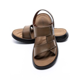 Sandale Barbati din piele naturala 592096 GREY | ADVANCER