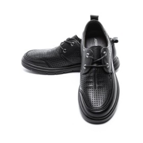 Pantofi Casual Barbati din piele naturala 883L-17 BLACK | ADVANCER