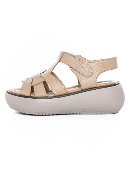 Sandale Dama din piele naturala FF03 APRICOT | ADVANCER