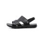 Sandale Barbati din piele naturala 7565D BLACK | ADVANCER