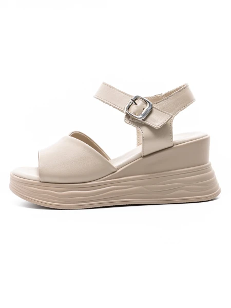 Sandale Dama din piele naturala 8701-1 CREAM | ADVANCER